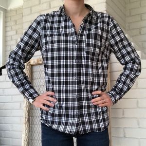 Banana Republic Plaid Button Down Shirt